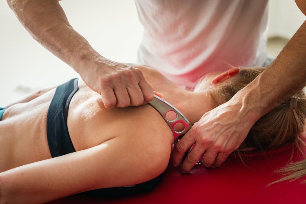 Graston technique for soft tissue mobilization and pain relief